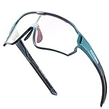 ROCKBROS Selbsttönende Fahrradbrille Sportbrille Jugendliche Sonnenbrille Kinder Radbrille UV400 Schutz Fahrrad 4 Farben mit TR90 Rahmen