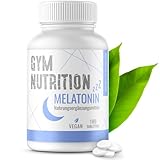 Melatonin - 180 Tabletten - 0,5 mg pro Tagesdosis - Made in Germany - Premium Qualität Vegan für 360 Nächte und eine Menge Schlaf