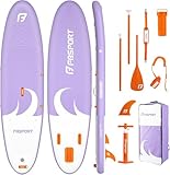 FBSPORT Stand up Paddling Board Surfbrett Surfboard SUP aufblasbar mit Pumpe 335x84x15 cm Tragetasche SUP Zubehör mit rutschfestem Deck, Leine, Paddel, passend für Jugendliche Erwachsene