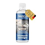 ABACUS® Schmuckreiniger, Schmuckbad, Schmuck-Tauchbad, Goldreiniger, Goldbad, Silberreiniger, Silberbad, Besteckreiniger, Perlenreiniger, Platinreiniger, Silber-Tauchbad – Schmuckreiniger 300 g