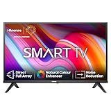 Hisense 32E4KT (32 Zoll) Fernseher, HD Ready - Smart TV, Triple Tuner DVB-T2 / T/C / S2 / S, Works with Alexa, WiFi, Game Mode, Hotel Mode, Schwarz [2023 ], Betriebsystem VIDAA U