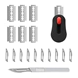 Wangzhenxi 2 Stücke Brot Bäcker Cutter, Bäckermesser mit 15 Klingen, Brot Backen Zubehör als Teigmesser & Brot Einschneidemesser für Brot, Baguette, Brötchen