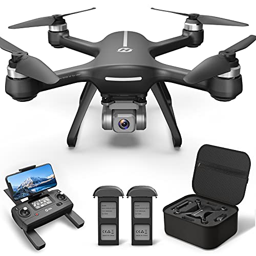 Holy Stone HS700E GPS Drohne mit 4K UHD Kamera EIS Bildstabilisator 130° FOV,RC Quadcopter mit Bürstenlosem Motor, 46 Min. lange Flugzeit,5G FPV Übertragung,Follow Me, Rückkehr für Anfänger Erwachsene