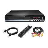 DVD Player Region Free UHD 1080P Kompakt CD Player for Home DVD CD VCD Discs Player,Kompatibel Mit Den Meisten GeräTen