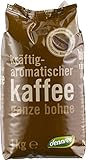 dennree Bio Röstkaffee ganze Bohne (2 x 1 kg)