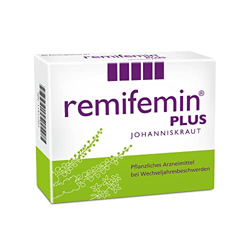 Remifemin plus Johanniskraut Tabletten 180Stk, bei Beschwerden in den Wechseljahren, hormonfrei, pflanzliches Arzneimittel