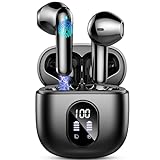 Bluetooth Kopfhörer, Kopfhörer Kabellos Bluetooth 5.3 In Ear Kopfhörer Bluetooth mit 4 Mic, 50H Kabellose Kopfhörer ENC Noise Cancelling, Tiefer Bass Earbuds IP7 Wasserdicht Ohrhörer, LED-Anzeige-2023