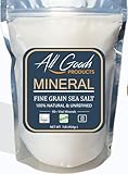 All Goods Baja Meersalz 0,5 kg, Baja Mineral Meersalz, Kristalle Feinkörniges Mineralsalz, Bio Meersalz Mineralsalz zum Kochen, Meersalz Bio 82 Mineralien, feines Mineral Baja Meersalz