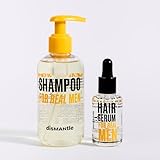 disMANtle Kopfduo für Männer – Shampoo und Haarserum mit Stammzellen und natürlichen Extrakten – bekämpft Haarausfall, stimuliert das Wachstum und stärkt das Haar