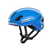 POC POCito Omne MIPS Fahrradhelm für Kinder mit MIPS-Rotationsschutz und fluoreszierenden Farben für gute Sichtbarkeit, Small ( 51-56 cm ), Fluorescent Blue