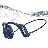 Guudsoud Kopfhörer Schwimmen,Knochenschall Kopfhörer Bluetooth 5.3,IP68 wasserdichte Kopfhörer Schwimmen mit 32GB Speicher MP3 Player, Open Ear Sport Kopfhörer Kabellos für Schwimmen Laufen