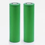 2 wiederaufladbare Akkus 3000 mAh 3,7 V Kapazität für elektronische Geräte