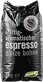 dennree Espresso, ganze Bohne (1 kg) - Bio