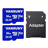 Vansuny Micro SD Karte 64GB 9er Pack +256GB Micro SD Karte 6er Pack mit SD Adapter Bis zu 90 MB/s Lesegeschwindigkeit (UHS-I, U3, A1, V30, C10, 4K UHD microSDXC)