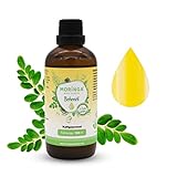 Moringa Öl kaltgepresst 100 ml, Behenöl aus Moringa Oleifera Samen, Premium Moringa Öl aus dem Wunderbaum in Rohkostqualität | MAYA GARDEN