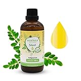 Moringa Öl kaltgepresst 100 ml, Behenöl aus Moringa Oleifera Samen, Premium Moringa Öl aus dem Wunderbaum in Rohkostqualität | MAYA GARDEN