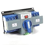 Automatischer Umschalter 63A 4P Home Dual Power Automatischer Übertragungsschalter Switch Netzvorrangschaltung Netzumschalter Notstrom