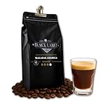 Black Label Coffee Kaffeebohnen 1kg – Säurearmer Arabica Espresso Frisch geröstet mit Schokoladennoten, voller Crema & mildem Geschmack – Ganze Bohne für Vollautomaten & Siebträgermaschinen