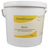 5kg Natron (Backsoda, Natriumhydrogencarbonat, Natriumbicarbonat, NaHCO3 in Lebensmittelqualität E500ii