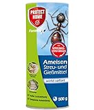 PROTECT HOME Forminex Ameisen Streu- und Gießmittel, Ködergranulat mit sehr guter Lock- und Nestwirkung, 500g Streudose