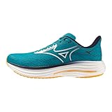Mizuno Wave Rider 29 Herren-Laufschuh, Capri Breeze-weiß, 50 EU
