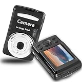 Kleine Kamera 35mm Camera robuste und langlebige Digitalkamera 16X Zoom mit 2,4 Zoll großem Bildschirm für den Heimgebrauch auf Reisen(Schwarz) einwegkamera Compacts et Bridges