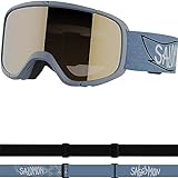 Salomon Rio Kinder-Brille Ski Snowboarden, Kinderfreundliche Passform und Komfort, mehr Augenkomfort und Haltbarkeit, Blau, Einheitsgröße