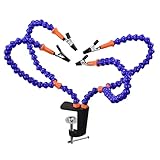 Janasiba 4 StüCke Flexibler Arm, Helfende HäNde, Dritte Hand, LöT Werkzeug, Leiter Platten Halter, SchweißStäNder für die Reparatur Von Leiter Platten