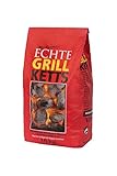 Holzkohlewerk Lüneburg Feuer&Flamme 10 kg Premium Holzkohle Grillketts - ideal für Dutch Oven, Smoker und Kugelgrill