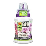 COMPO BIO Orchideendünger für alle Orchideen, 100% natürliche Inhaltsstoffe, Spezial-Flüssig-Dünger, 250 ml