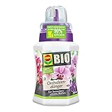 COMPO BIO Orchideendünger für alle Orchideen, 100% natürliche Inhaltsstoffe, Spezial-Flüssig-Dünger, 250 ml