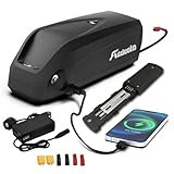 Adaluolo 48V Ebike Akku 13AH Hailong Ebike Batterie Elektrofahrrad Lithium-Ionen Fahrrad Batterien mit Ladegerät, USB-Anschluss, 4 Pin Grundplatte für 500W 750W 1000W Motor