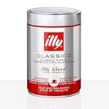 illy Espresso Classico Normale Röstung - 3 x 250g Kaffee gemahlen, 100% Arabica (Neues Design)