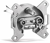 Antennen Steckdose Durchgang SAT TV Radio - 3 Loch