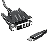 GRARRO Adapter von USB C zu DVI USB 3.1 Typ C auf DVI 4K Kompatibel mit 3.1 ein DVI-Adapter (2 m)