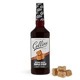 Collins Simple, Brown Sugar Coffee Cocktail Sirup 907.2 g Set of 1, Clear