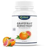 Grapefruitkernextrakt Kapseln I EXTRA HOCHDOSIERT - 120 Stück à 550mg Extrakt - Vorrat für 4 Monate I Natürlich, Vegan und ohne Zusatzstoffe - Premium Qualität aus Deutschland