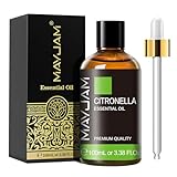 MAYJAM Citronella Ätherisches Öl 100ML, Zitronengrasöl-1 für Diffusor, Luftbefeuchter, DIY, Home，Wardrobes