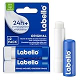 LABELLO Duo Original (2 x 5,5 ml), Lippenbalsam angereichert mit natürlichen Ölen und cremiger Textur, Lippenpflege, langanhaltende Feuchtigkeitsversorgung für 24 Stunden
