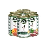 Pauls Beute Hochwertiges Hundefutter Nass | Single-Protein Ente 62% | 6 x 400g | Mit Süßkartoffel & Aprikose | Getreidefreies Nassfutter für ausgewachsene Hunde | Ohne Zusätze | Leicht verdaulich