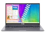 ASUS Vivobook 15 Laptop | 15,6' Full-HD matt IPS Display | Intel Core i5 | 8 GB RAM | 256 GB SSD | Windows 11 Home | QWERTZ Tastatur | Slate Grey | USB-C