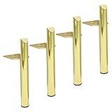 Koffer-Set, moderne Metall-Tischbeine, Sofa-Beine, DIY-Möbelbeine, Schreibtischbeine, Ersatzbeine für Küche und Badezimmer, Möbelbeine mit Schrauben und Schutzfüßen, C-20 cm