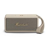 Marshall Middleton kabelloser tragbarer Bluetooth-Lautsprecher, über 20 Stunden tragbare Spielzeit, wasserfest IP67 – Crème