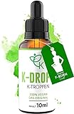K-DROPS© Keto Tropfen K2 DAS ORIGINAL - Ketogen Öl HOCHDOSIERT Ketose Drops Komplex Ketogene Ernährung - 100% Vegan - Laborgeprüft und Made in Germany - SCHNELL - EXTREM - ERFOLG - 10ml