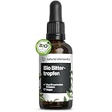 Bio Bittertropfen nach Hildegard von Bingen (50ml) – hochdosierte Bitterstoffe – Tropfen aus 14 erlesenen Kräutern – vegan, ohne unnötige Zusätze – in Deutschland produziert & laborgeprüft