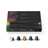 NESPRESSO ORIGINAL, Auswahl an Espresso Kaffee, helle bis dunklere Röstungen, 50 Kaffeekapseln