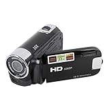 SENECESLI Videokamera Camcorder, Digitalkamera Recorder, 4K Full HD 48 MP DV Kamera mit Drehbarem 2,7 Zoll TFT Bildschirm, 16 fachem Zoom, Fülllicht, USB Anschluss an Computer, Eingebauter