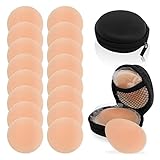 TSHAOUN 8 Paar Silikon Nipple Covers, Nippelpads für Damen, Wiederverwendbar Brustwarzen Aufkleber Selbstklebende, Brustwarzen Abdeckungen, Wasserdicht Brust Aufkleber unter BH Bikini (8PCS)