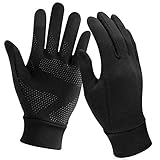 Unigear Touchscreen Handschuhe, Herren Damen Sporthandschuhe Handschuhfutter Outdoor Laufhandschuhe Warme Winddichte Winterhandschuhe Anti-Rutsch Full Finger für Laufen, Fahren, Radfahren, Wandern