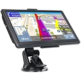 GPS Navigationsgerät fùr Auto 2025 -J701 7 Zoll GPS Navigation Navi Auto PKW Testsieger mit Europa UK 44 Karte Kostenloses Upgrade Sprachführung Blitzerwarnung POl Fahrspurassistent